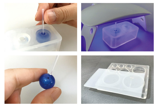 Padico Silicone Resin Mould - Hole Maker