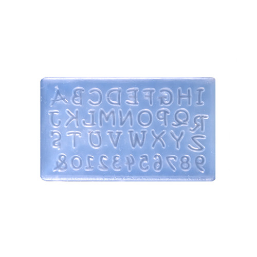 Silicone Mould - alphabet Uppercase | Mould | Metal Clay Ltd
