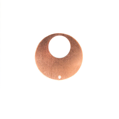 Copper Blank - Round 1 Hole - 35mm 151-9918520