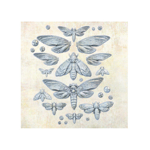 Prima Decor Mould - Nocturnal Insects 5x8" finished pieces