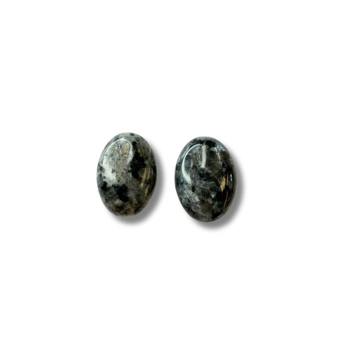 Cabochon - Oval - Black Labradorite - 25mm 