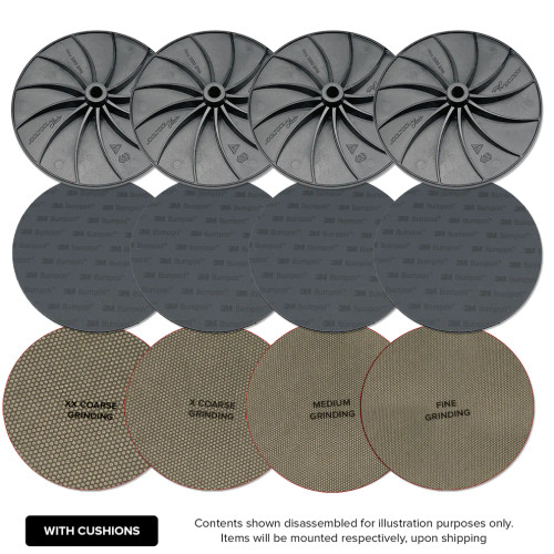 JoolTool FLAT TOP Diamond Grinding Abrasives Combo Set