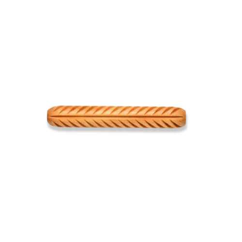  Wooden Texture Hand Roller - Herringbone Pattern