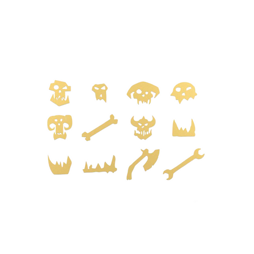 Brass Letters - Ork Symbols Designs