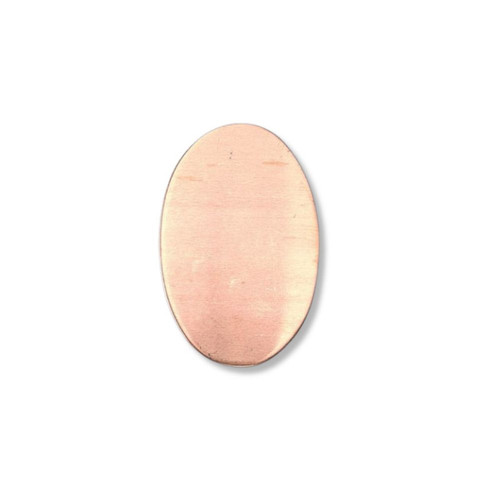 Copper Blank - Concave Oval - 39 x 24mm