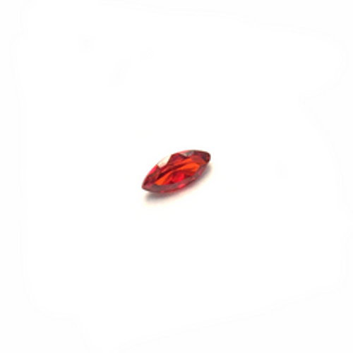 Lab Created Gemstone - Spessartite Garnet 8x4mm