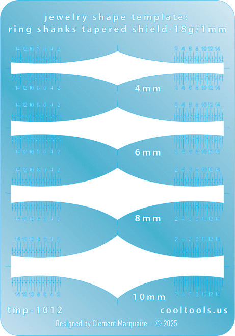 Ring shank template Clement TMP-1012
