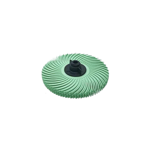 JoolTool Essentials: 3M Radial Bristle Brush 3" - 4-ply, Green 1 Micron