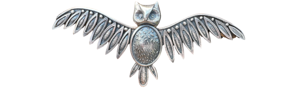 Owl Pendant by Grainne Reynolds, Time to Treasure