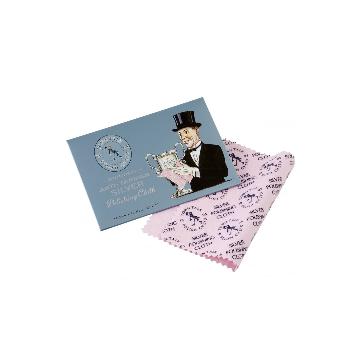 Town Talk Anti Tarnish Silver Polishing Cloth Standard 12 5 X