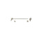Silver Brooch Pin - Screw In - Small- 102-K-0058