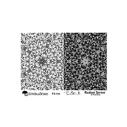 Pam East Texture Mat - Radiant Spring | Texture Tile | Metal Clay Ltd