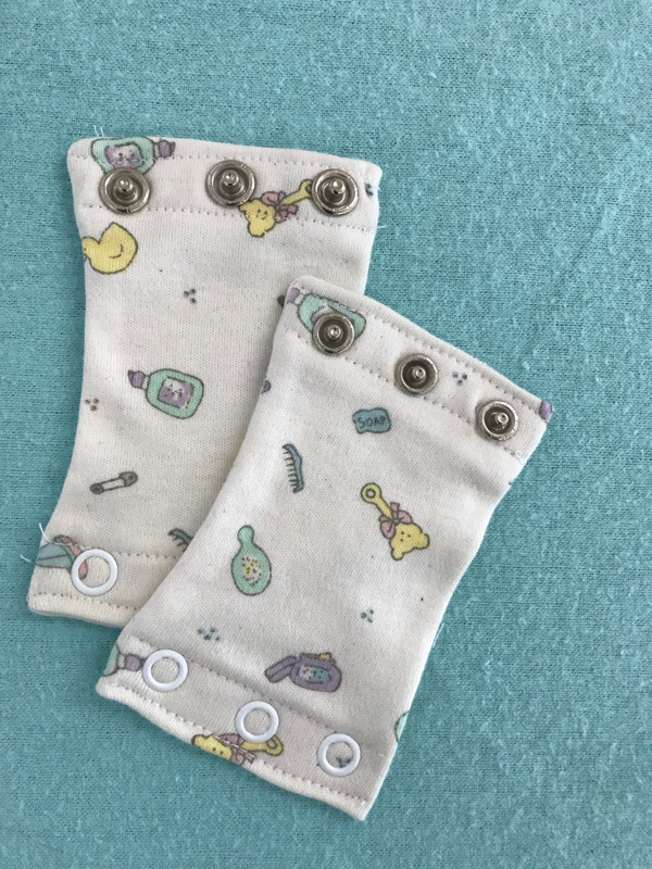 Baby Bodysuit Onesies Extender pack of 3 (Variety Pack, 2 Different Size  snaps)