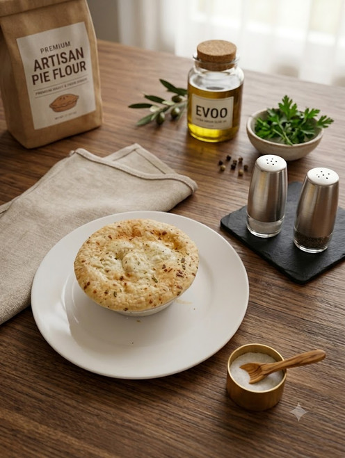 Vegan Cauliflower Cheese Pie 