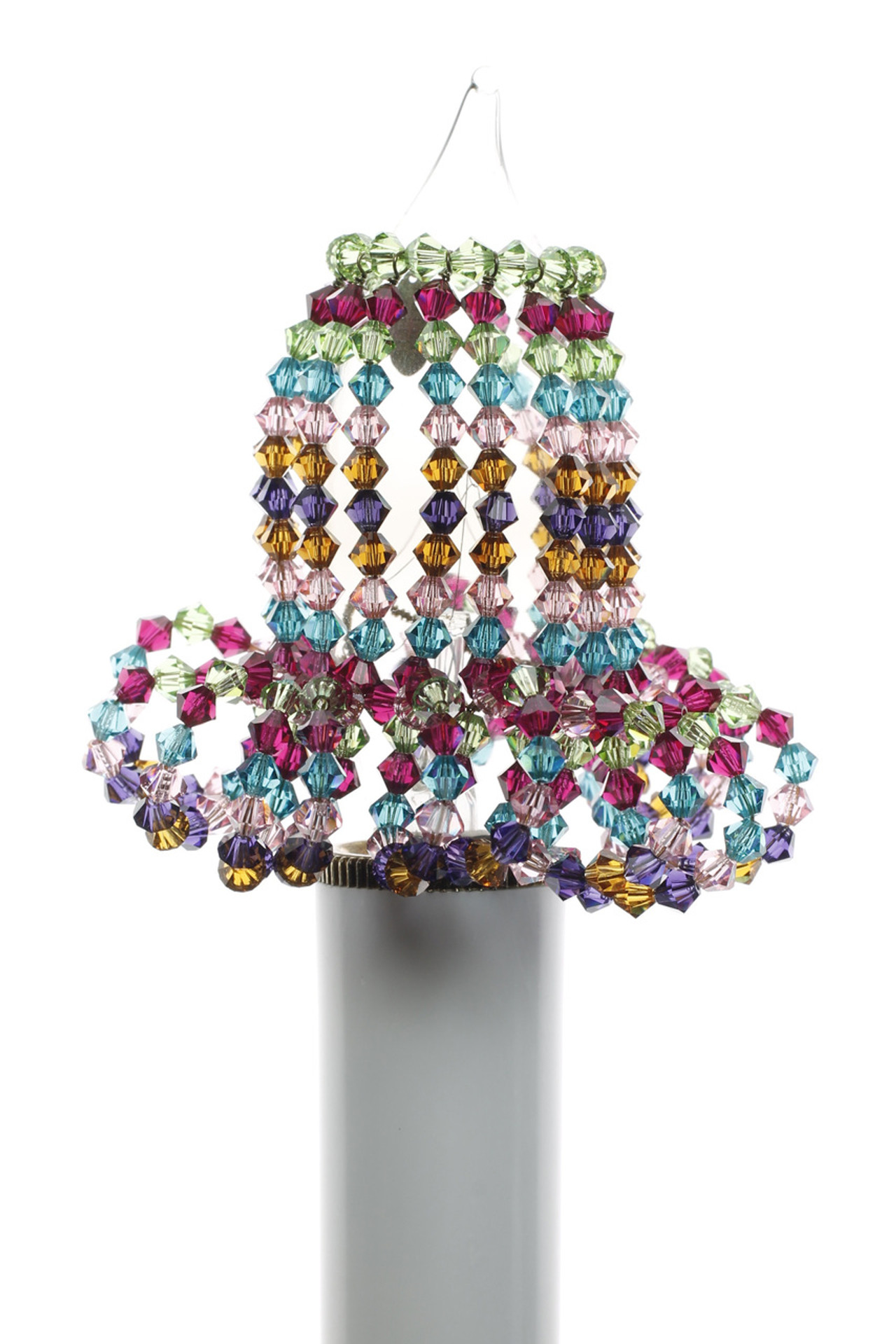 BEADED BULB COVER • CHANDELIER CANDLE COVERS • KAREN CURTIS