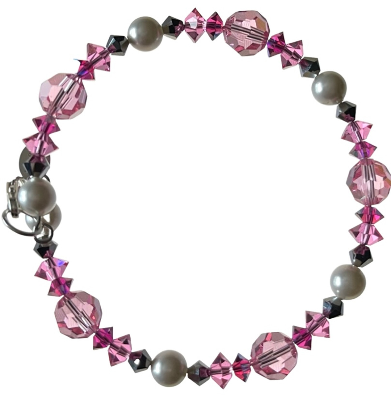 Pink Swarovski crystal Bracelet