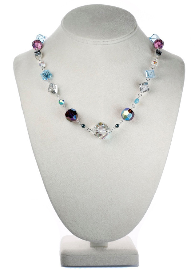 Crystal Necklace with Chunky Swarovski 