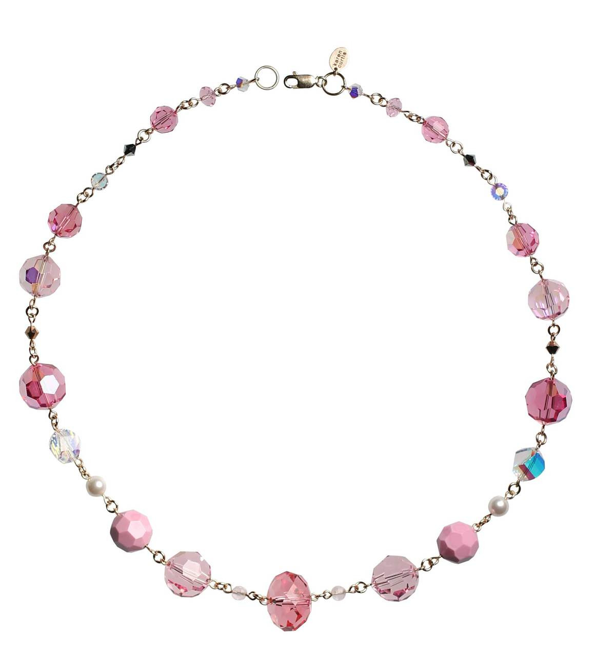 Amazon.com: Chunky Pink Fuchsia Bead Pearl Long Multi Layered Strand  Necklace Set: Clothing, Shoes & Jewelry