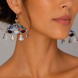 One of a Kind Sterling Silver Swarovski Crystal Chandelier Earrings Resort Ready