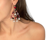 Sterling Silver Swarovski Crystal X-LG Amore Chandelier Earrings Sterling Silver Swarovski Crystal X-LG Amore Chandelier Earrings
