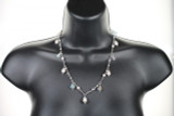 Handmade with SWAROVSKI ELEMENTS, can also be worn as a Y necklace. Crystal drops date back to the 1930's.