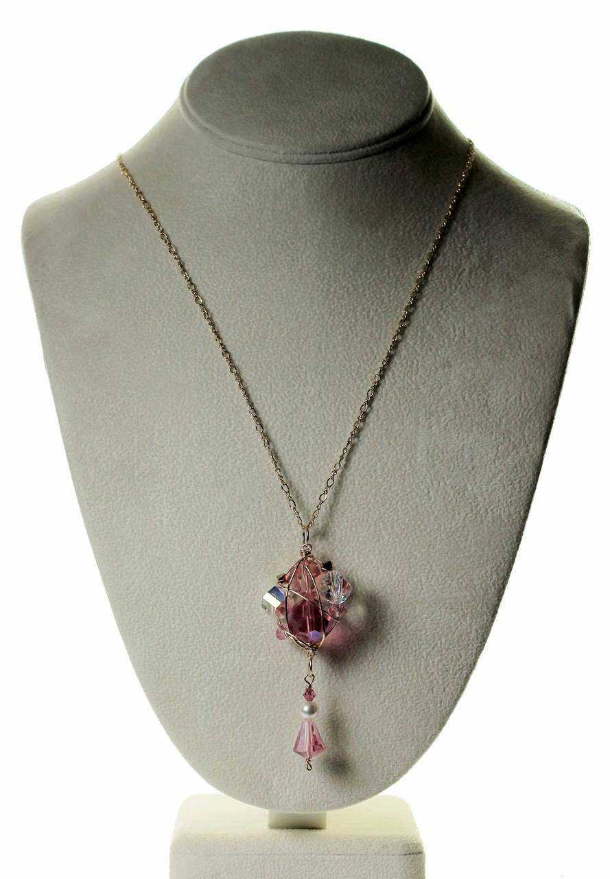 Pink Lady Bling Swarovski Crystal Bracelet