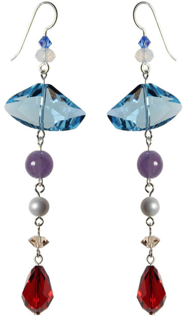 Limited-edition shoulder duster earrings