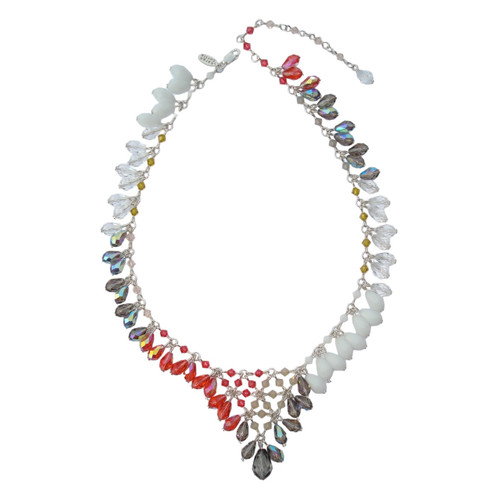 Limited Edition Sterling & Swarovski Crystal Signature Style V-Necklace - Avant-Garde