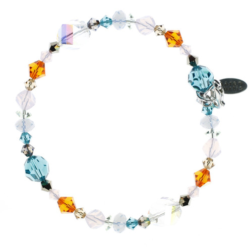Bling for your wrist! Swarovski Crystal jewelry design Karen Curtis' Stackable Bracelet from the Carousel Collection