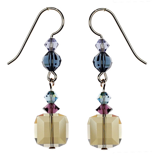 Sexy crystal earrings for any occasion. Hand made in NYC by Karen Curtis