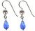 A beautiful and festive pair of Swarovski crystal earrings designed on sterling silver, perfect for hannakah.