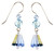 Amazing Blue Crystal Earrings by Karen Curtis NYC