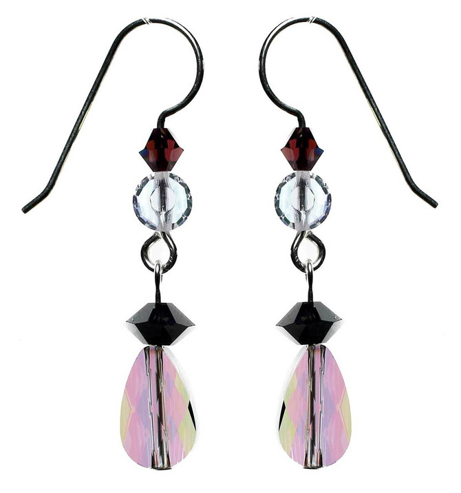 New Paradise shine colored drop earrings.