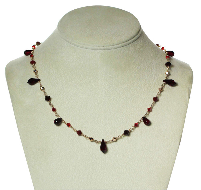Crystal Versatile Necklace - Red Jewelry