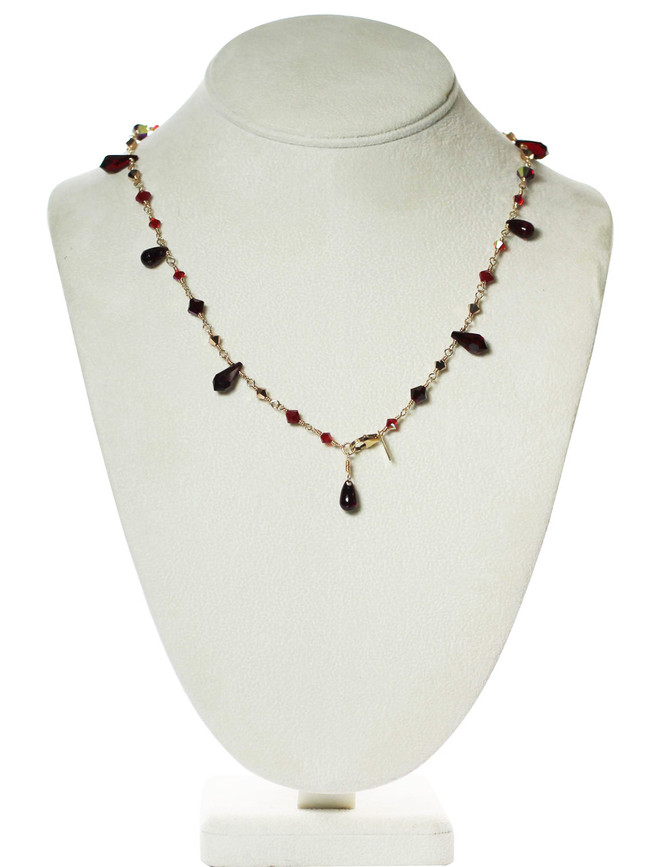 Crystal Versatile Necklace - Red Jewelry