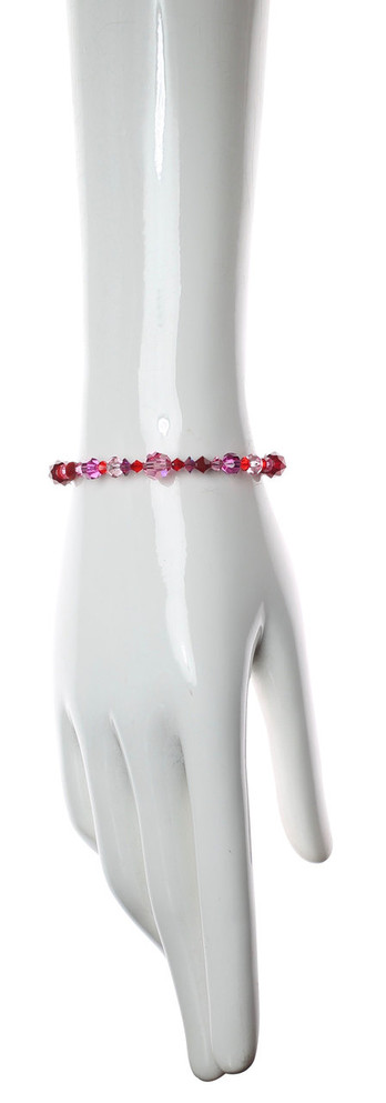 Red & Pink Stackable Bangle Bracelet