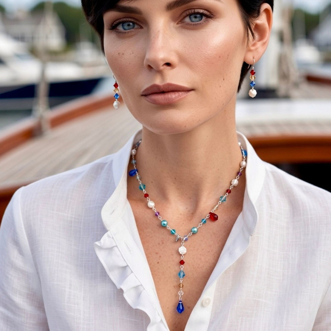 Sterling Silver Limited Edition 19" Sterling Silver, Crystals by Swarovski Resort Ready Necklace