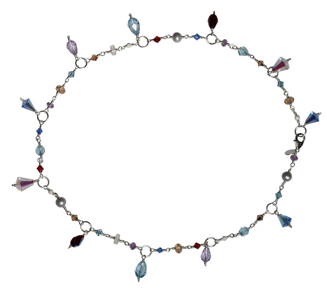 Crystal droplet necklace Meet with crystals by Swarovski vintage and modern.