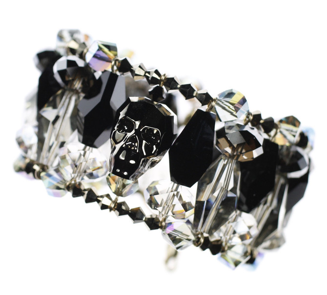 crystal skull bracelet