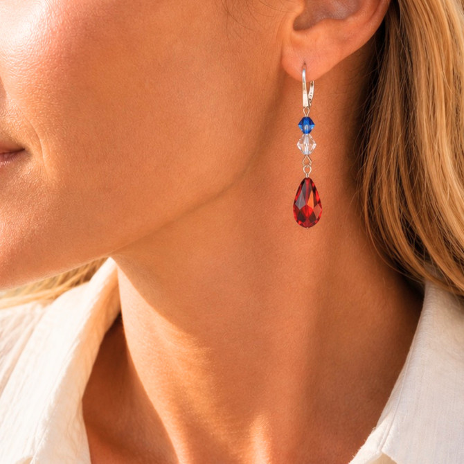 patriotic earrings