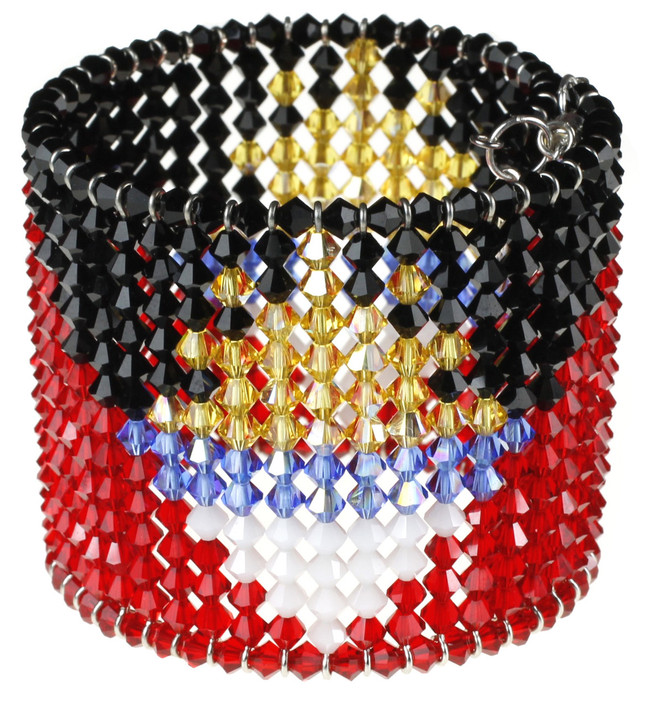 Antigua Cuff Bracelet made with over 500 Crystals from Swarovski