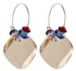 rare swarovski crystal, sterling silver hand crafted earrings