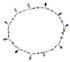Crystal droplet necklace Meet with crystals by Swarovski vintage and modern.