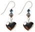 Limited Edition 14K Gold Filled Swarovski Crystal Metallic Heart Earrings  