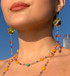 One of a kind 14K Gold Filled Swarovski Crystal Colorful Shoulder Duster Earrings - Confectionary