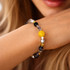 Swarovski Crystal and Semi Precious Stackable Bracelet - Expressively Chic Collection
