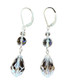 Limited Edition Sterling Silver Swarovski Crystal, Crystal AB Dangle Earrings