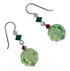 Peridot Swarovski Crystal Earrings for Christmas by The Karen Curtis Jewelry Company in NYC