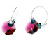 Ruby Red Christmas Earrings made with Crystals from Swarovski.