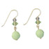 Limited Edition Pastel Mint Swarovski Crystal & Sterling Silver Drop Earrings